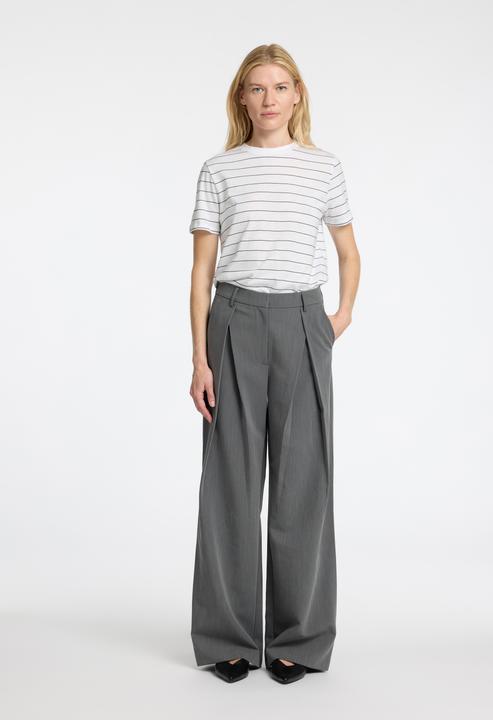 Image du produit Selected Femme T-shirt en coton rayé (XS)