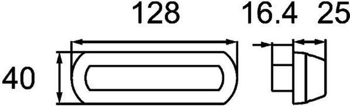 Actual product image Hella Front indicator light LED for FLIEGL