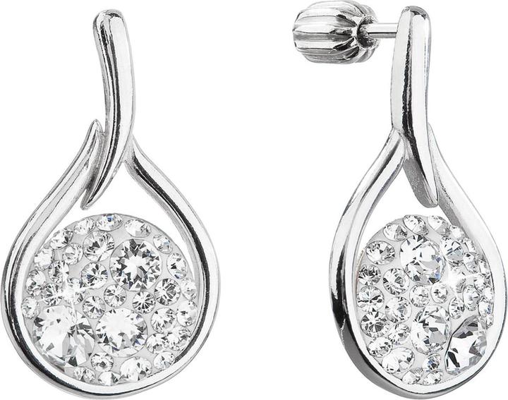 Immagine prodotto Evolution Group Orecchini in argento senza tempo con Swarovski 31305.1 (L)