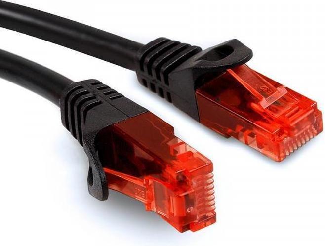 Actual product image Maclean MCTV-741 MCTV-741 Patchcord UTP cat6 Cable plug-plug 20m black (U/UTP, CAT6, 20 m)