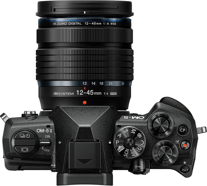 Produktbild OM System OM-5 Mark II M.Zuiko Digital ED 12-45mm F4.0 Pro (12 - 45 mm, 20.40 Mpx, 4/3)