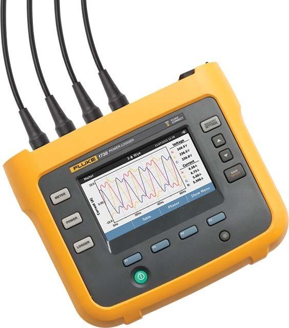 Produktbild Fluke 1738/EUS Power Logger, Netz-Analysegerät (CAT III 1000V, CAT IV 600V)