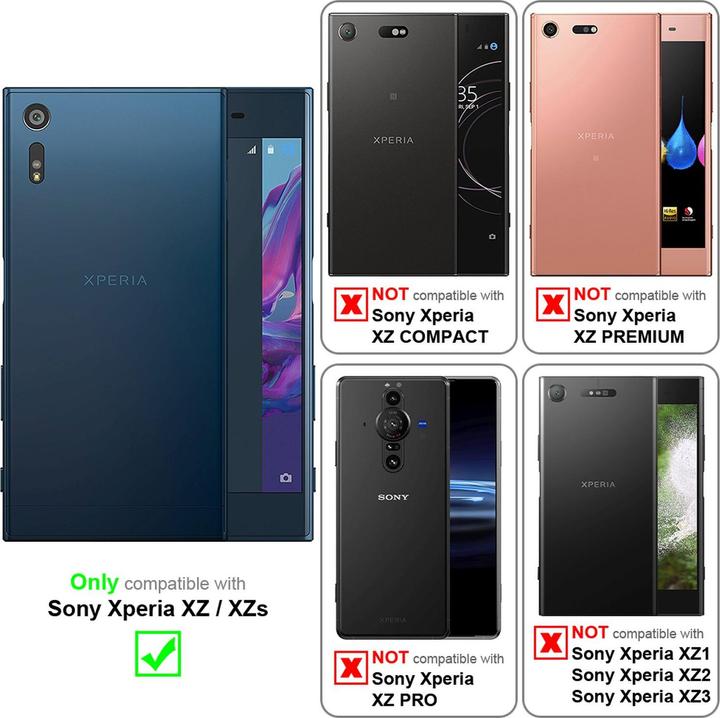 Actual product image Cadorabo Book Invisible Magnet Cover (Sony Xperia XZ)