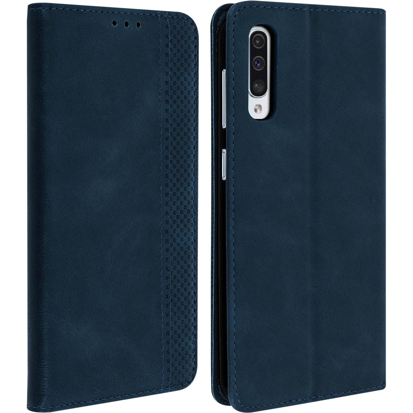 Avizar Style Series (Samsung Galaxy A50), Smartphone Hülle, Blau