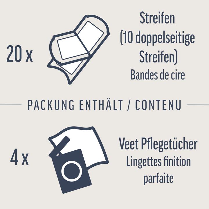Actual product image Veet Expert cold wax strips face (20 x, 27 g)