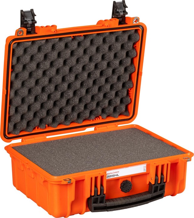 Produktbild Explorer Cases Outdoor Koffer 3815HL.O orange with pick & pluck foam (B x H x (Kamera Schultertasche, 15.90 l)