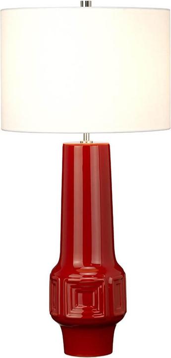 Produktbild Elstead Lighting Muswell Tischleuchte E27 Rot Weiss, Made in UK (E27)