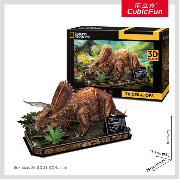 Image du produit NoName Puzzle 3d Triceratops (44 pièces)