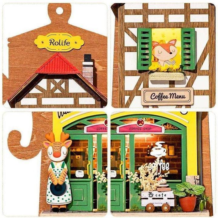Produktbild Rolife Lazy Coffee House - Diorama zum Aufhängen