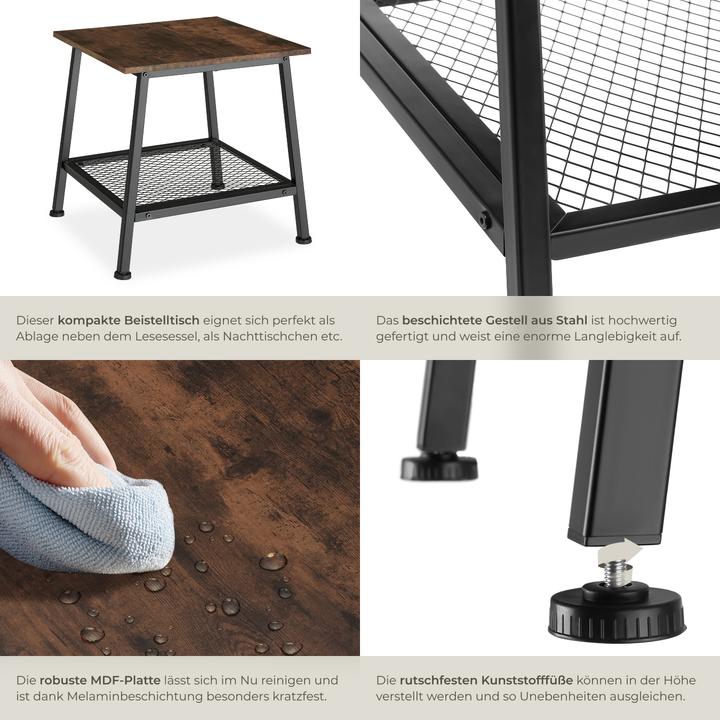 Image du produit tectake Table d’appoint Bedford