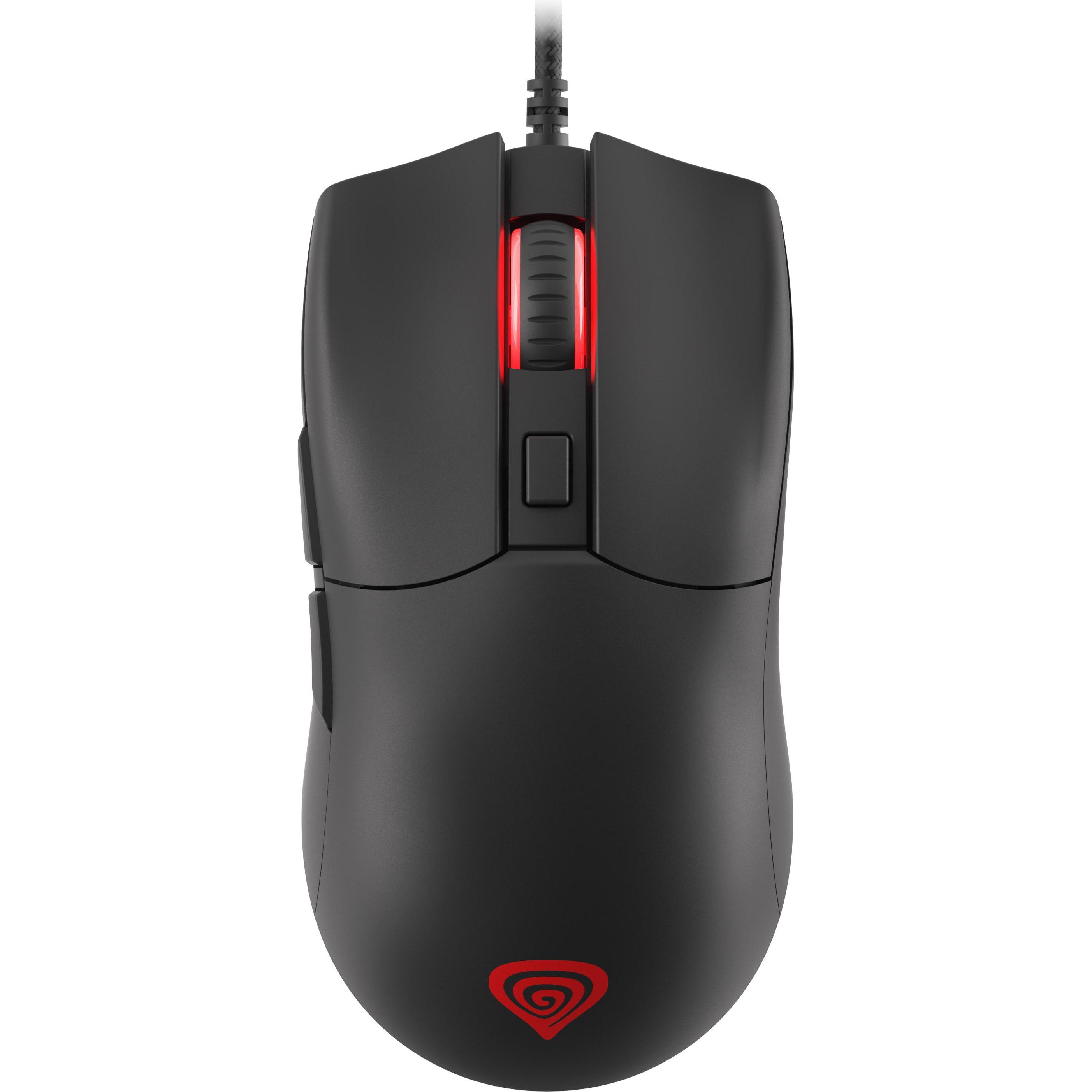 Thumbnail - Genesis KRYPTON 750 mouse Ambidextrous USB Type-A Optical 8000 DPI (Kabelgebunden), Maus, Schwarz
