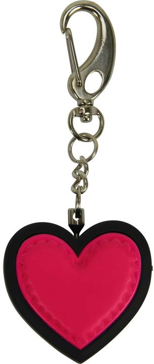 KH Security Herzalarm soft touch Schwarz/Pink