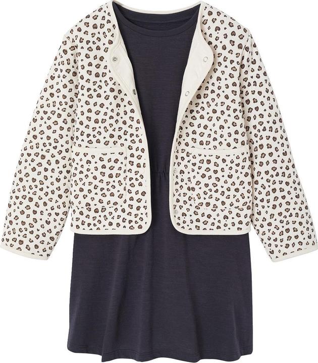 Produktbild Vertbaudet Mädchen-Set: Wattierte Jacke & Kleid (140)