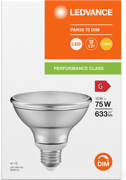 Produktbild Ledvance LED-Reflektorlampe (E27, 10 W, 633 lm, 6 x, G)