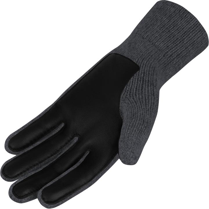 Produktbild Normani Herren Merino Strick-Fingerhandschuhe mit Schafleder "Leanyer" - 9635 (8.5)