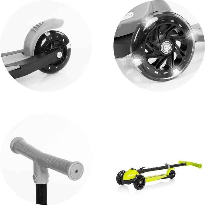 Produktbild Chipolino Kinderroller Robby 3 LED-Räder
