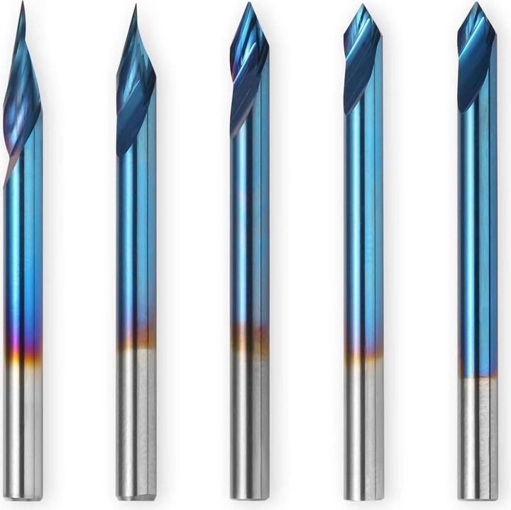 Image du produit Genmitsu 5 Stück V-Nut-CNC-Fräser VG05B