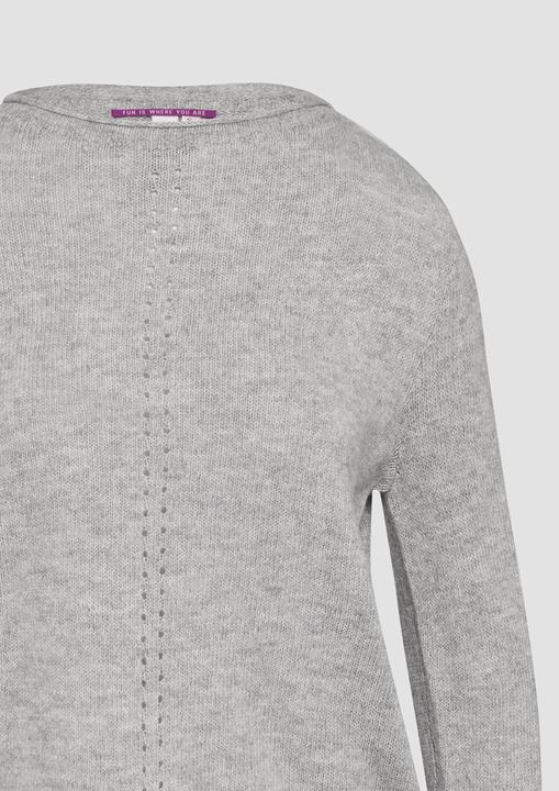 Immagine prodotto S.Oliver Strickpullover Weicher Strickpullover mit Ajour-Detail (XXL)