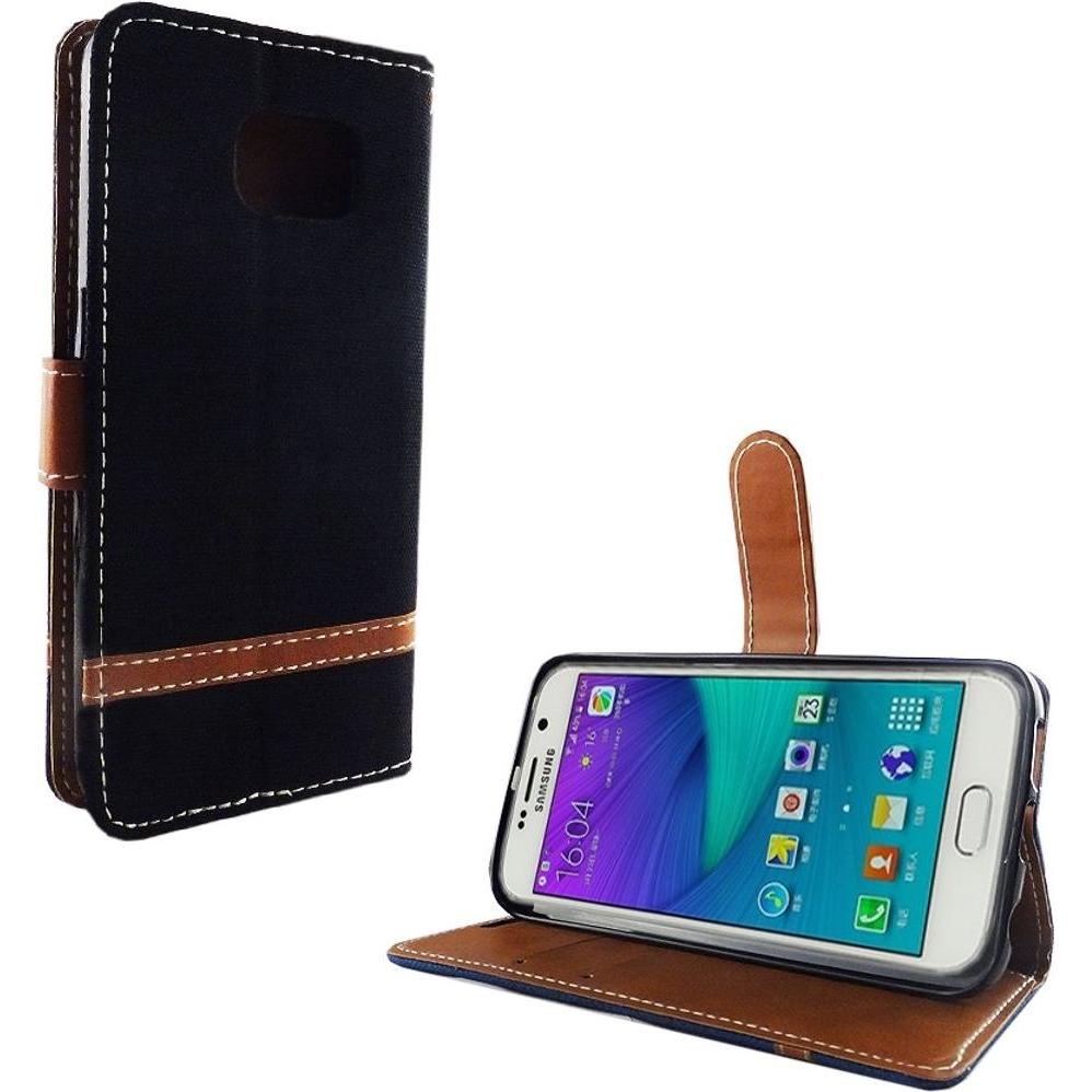 Thumbnail - König Design Hülle Handy Schutz für Samsung Galaxy S6 Case Cover Tasche Wallet Etui Bumper (Samsung Galaxy S6), Smartpho...