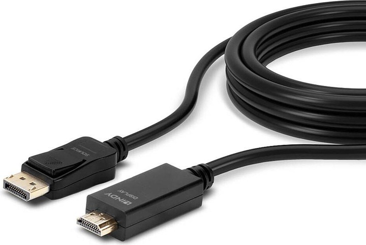 Produktbild Lindy DisplayPort — HDMI (Typ A) (0.50 m, HDMI, DisplayPort)