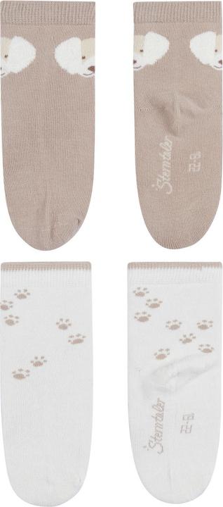 Actual product image Sterntaler Socken 6er Set Hund Natur Melange Gr. 23-26 (pack of 6, 23 - 26)