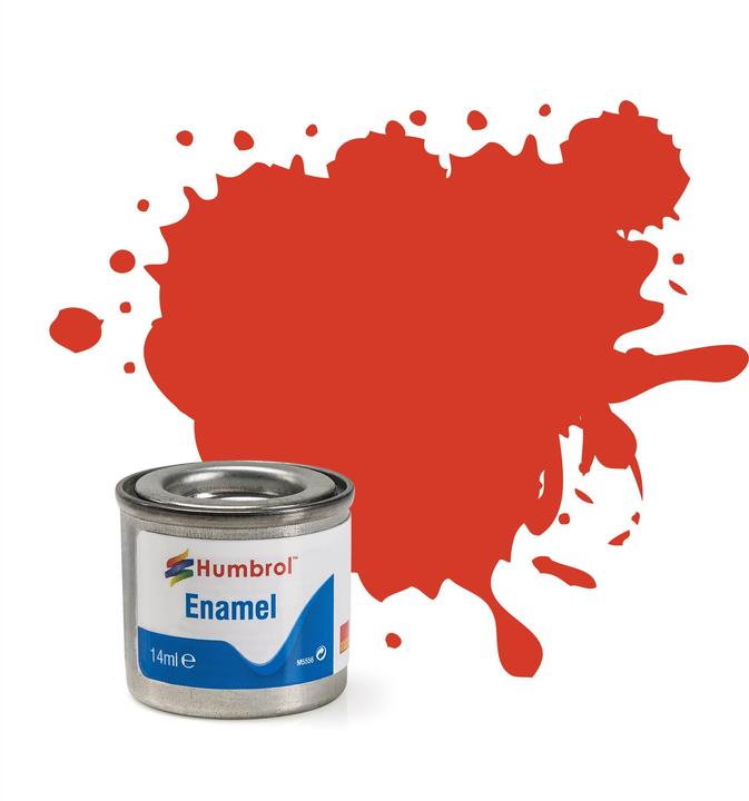 Actual product image Humbrol No 174 Signal Red Satin