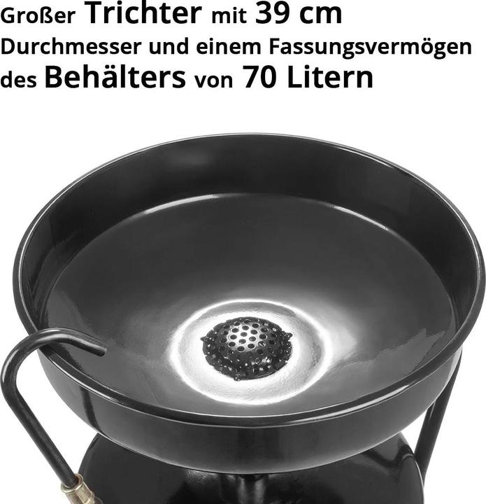 Produktbild Stahlwerk Ölabsauger mit 70 l Volumen, Altölwagen und Ölabscheider, Ölablassgerät für Kfz-Ölwechsel (Absauganlage)