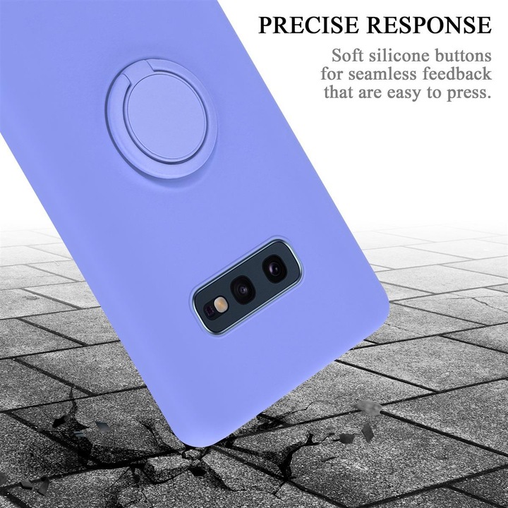 Actual product image Cadorabo Bumper TPU Liquid Ring Silicone Case (Samsung Galaxy S10e)