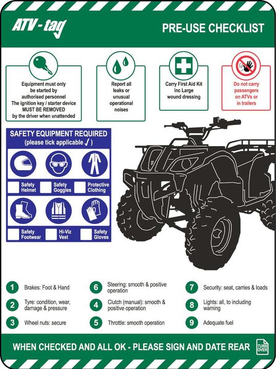 Actual product image ScaffTag ATV trailer set