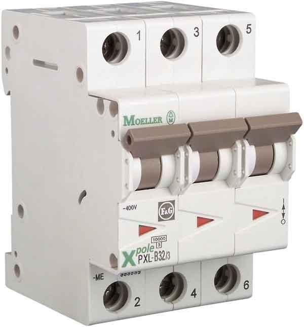 Produktbild Eaton Sicherungsautomat Typ D 40A 3-polig