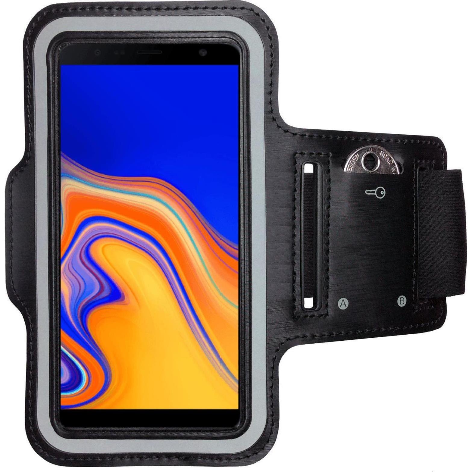 CoverKingz Sportarmband für Samsung Galaxy J4 Plus, Smartphone Sportarmband, Schwarz