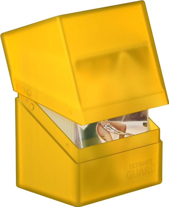Productafbeelding Ultimate Guard UGD010682 - Boulder kaartendoos - 80+ kaarten, standaard formaat, amberkleurig