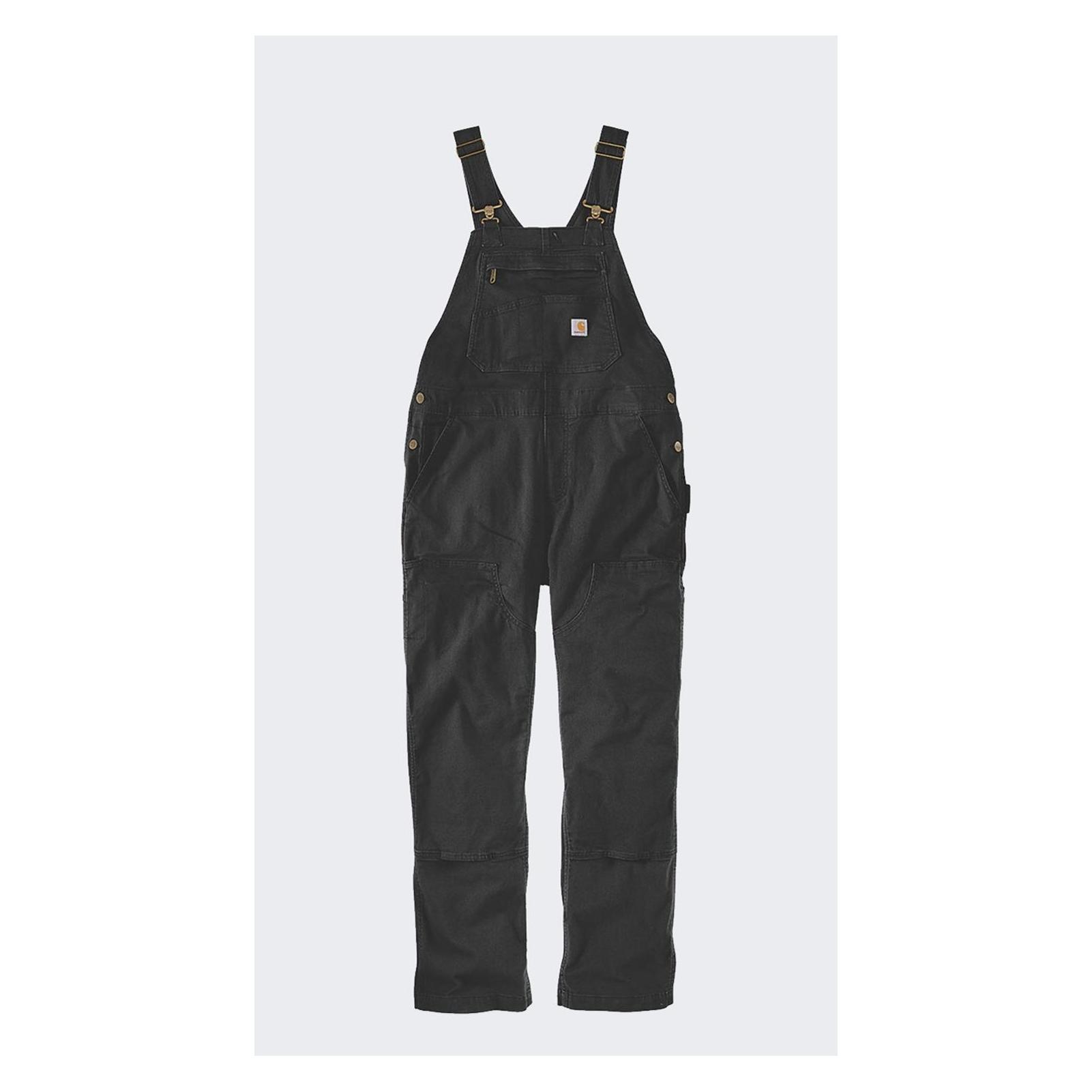 Carhartt, Werkbroek, Ogrodniczki Rugged Flex Canvas Zwart (M)