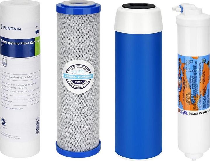 Alternativ 4 Teiliger Ersatzfilter Set für Umkehr Osmose Anlagen (4 x)