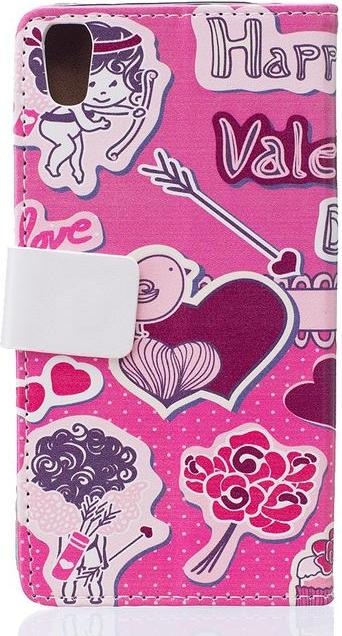 Produktbild MU Style Case aus Leder mit Liebes Sujets (Blackberry DTEK50)