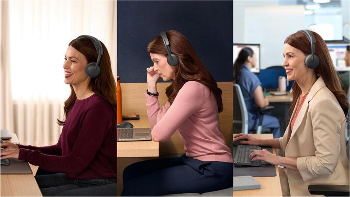 Produktbild Logitech Kabellos, Graphit (Kabelgebunden, Kabellos, USB-C, Microsoft Teams)