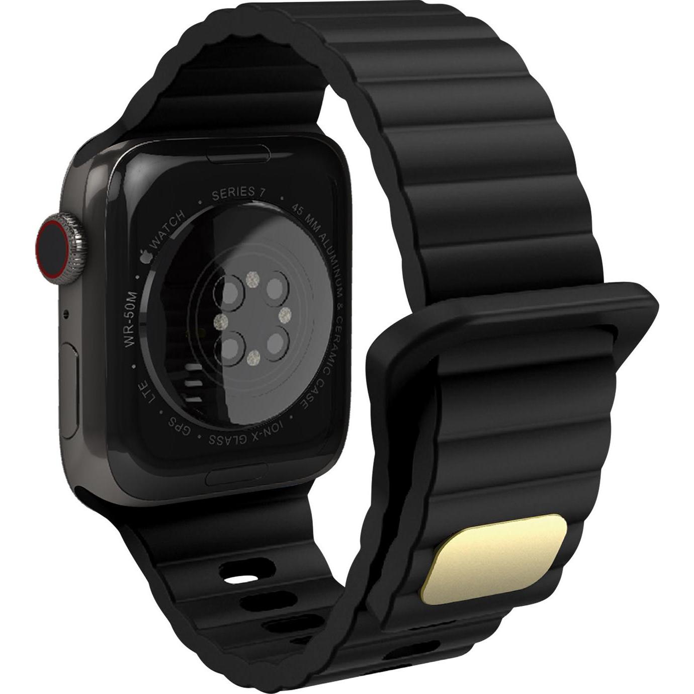 Avizar Ersatzarmband (Weiches Silikon, Apple Watch Series 6, Apple Watch Series 7, Apple Watch Series 8), Uhrenarmband, ...