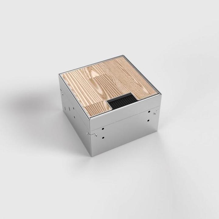 Produktbild Bodensteckdosen Systemtechnik Bodensteckdose 8902BB 2x 8902BB-1-0 Schuko, belegbar 8902BB-1-0
