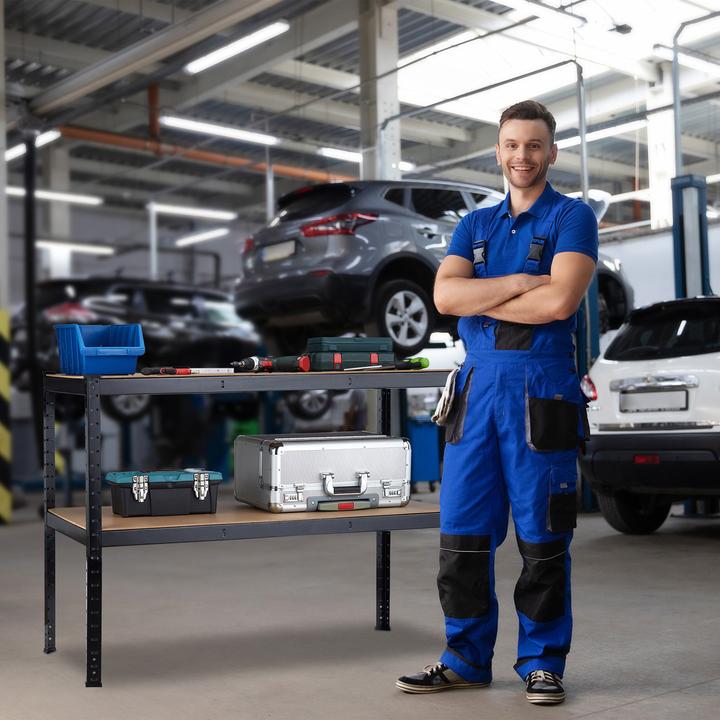 Actual product image Relaxdays Workbench 1800mm (120 cm, 60 cm)