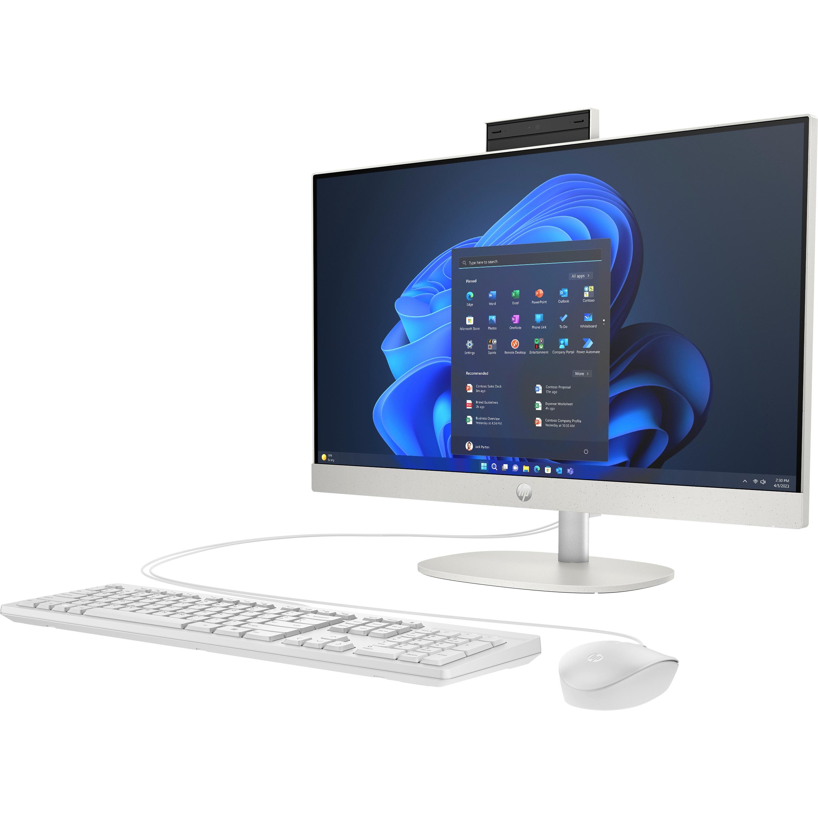Thumbnail - HP ProOne 240 G10 AiO Intel CI5-1335UCMU 16G 512G W11P WIFI6 23.8 FHD NT (Intel Core i5-1335U, 16 GB, 512 GB, Intel Iris...