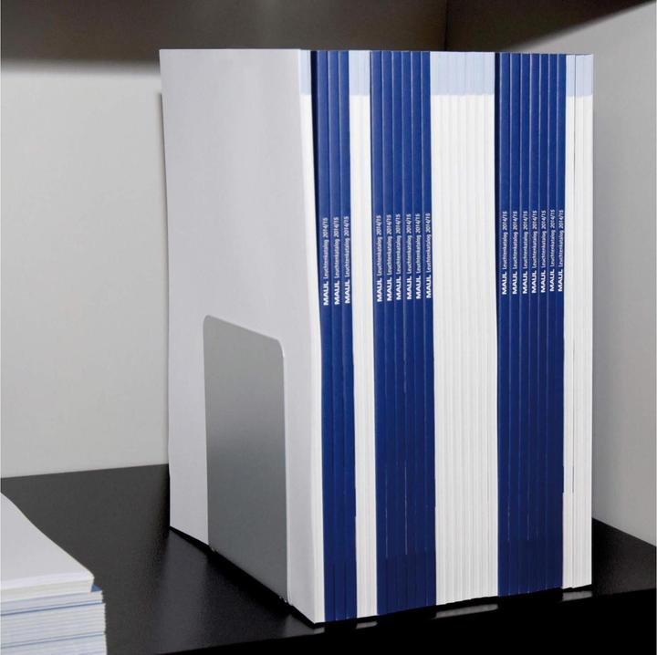 Actual product image Maul Metal bookend grey (14 x 12 x 14 cm)