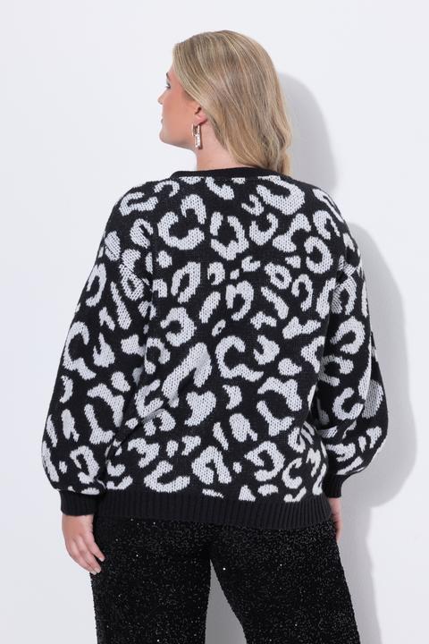 Produktbild Miamoda Strickjacke, Regular Fit, Leo, Schleifen-Verschluss (54)