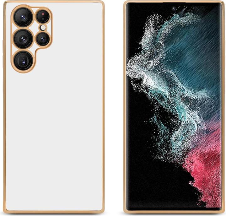 Produktbild Cadorabo Hülle für Samsung Galaxy S22 ULTRA im TPU mit Kameraschutz LM130 Style (Samsung Galaxy S22 Ultra)