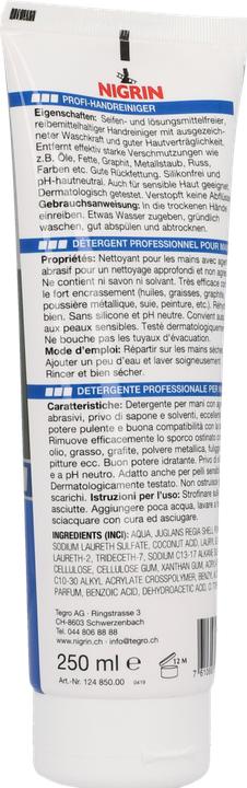 Actual product image Nigrin Profi-Handreiniger (Liquid soap, 250 ml)