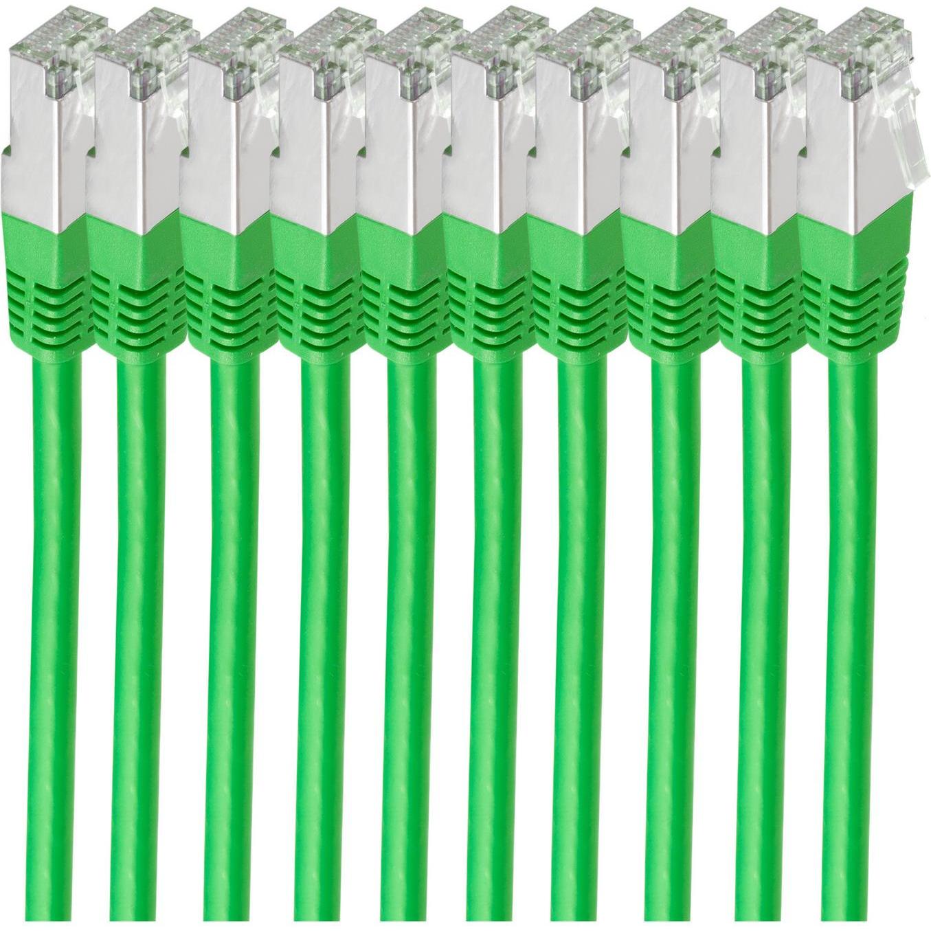 Thumbnail - Shiverpeaks BS75711-HG-SET10. Kabellänge: 1 m, Kabelstandard: Cat6, Kabelschirmung: S/FTP (S-STP), Anschluss... (S/FTP, ...