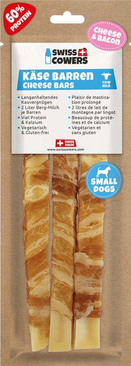 Produktbild Swiss Cowers Snack Käse Barren mit Speck S, 60 g, 3 Stück (3 Stk., 60 g)