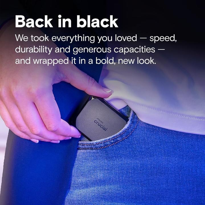 Actual product image Crucial X10 Portable SSD (2 TB)