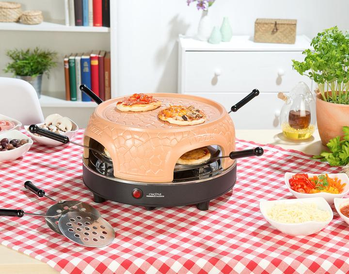 Actual product image Cucina di Modena Pizza oven with real terracotta hood
