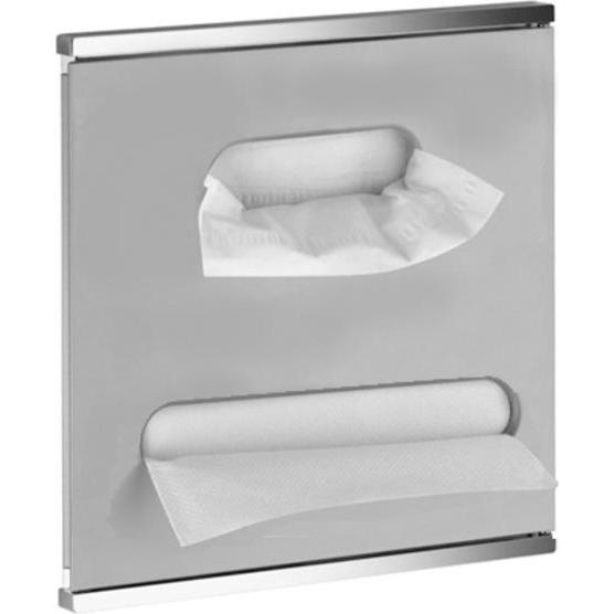 Keuco, Spiegel, Modul Waschtisch 3 PLAN INTEGRAL Aufnah f Kleenexbox Papierspender vc/we