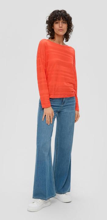Produktbild s.Oliver Strickpullover Pullover mit Musterstruktur (38)